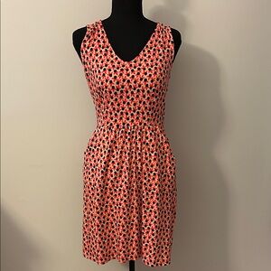 Boden Pink and Blue Melinda Sleeveless Dress